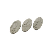 Micro Art Studio - Resin Round/Oval Bases - Deep Water Bases Oval 75x42mm (2)