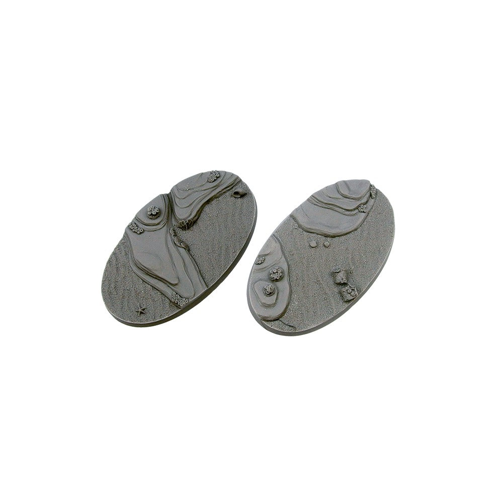 Micro Art Studio - Resin Round/Oval Bases - Deep Water Bases Oval 90x52mm (2)