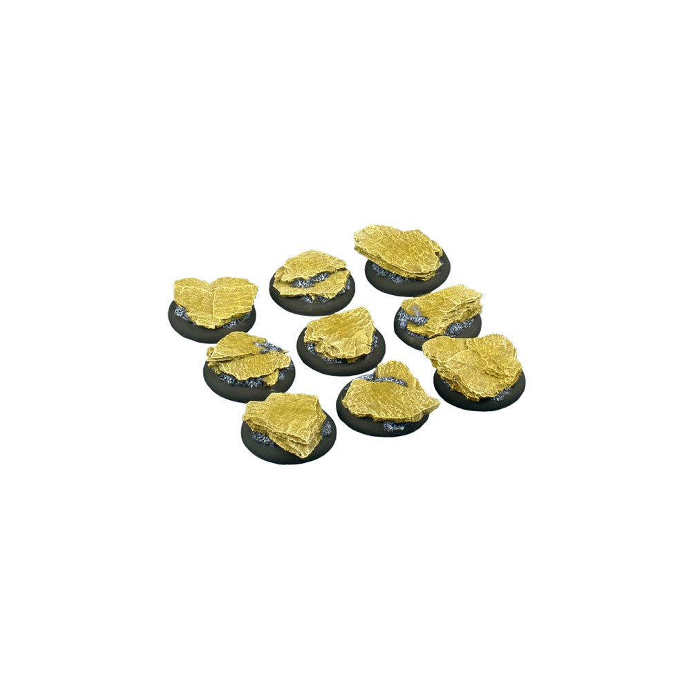 Micro Art Studio - Resin Wide Lip Round Bases - Shale Bases - WRound 30mm (5)