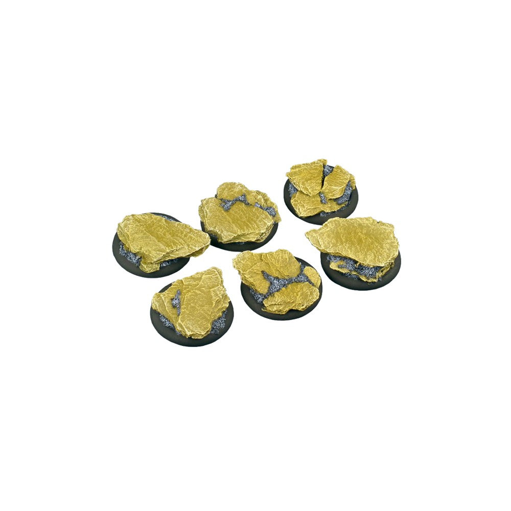 Micro Art Studio - Resin Wide Lip Round Bases - Shale Bases - WRound 40mm (2)