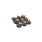 Micro Art Studio - Resin Wide Lip Round Bases - Chaos Bases - WRound 30mm (5)