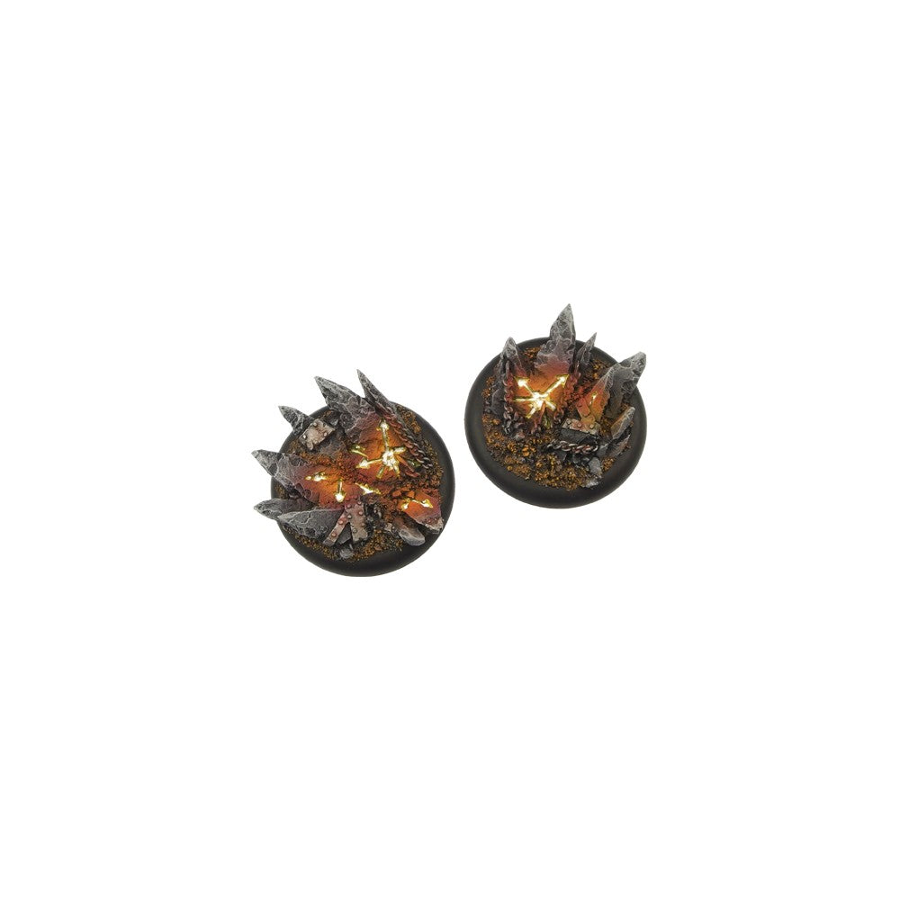 Micro Art Studio - Resin Wide Lip Round Bases - Chaos Bases - WRound 50mm (1)