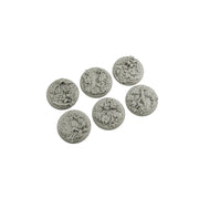 Micro Art Studio - Resin Wide Lip Round Bases - Jungle Bases Wround 40mm (2)