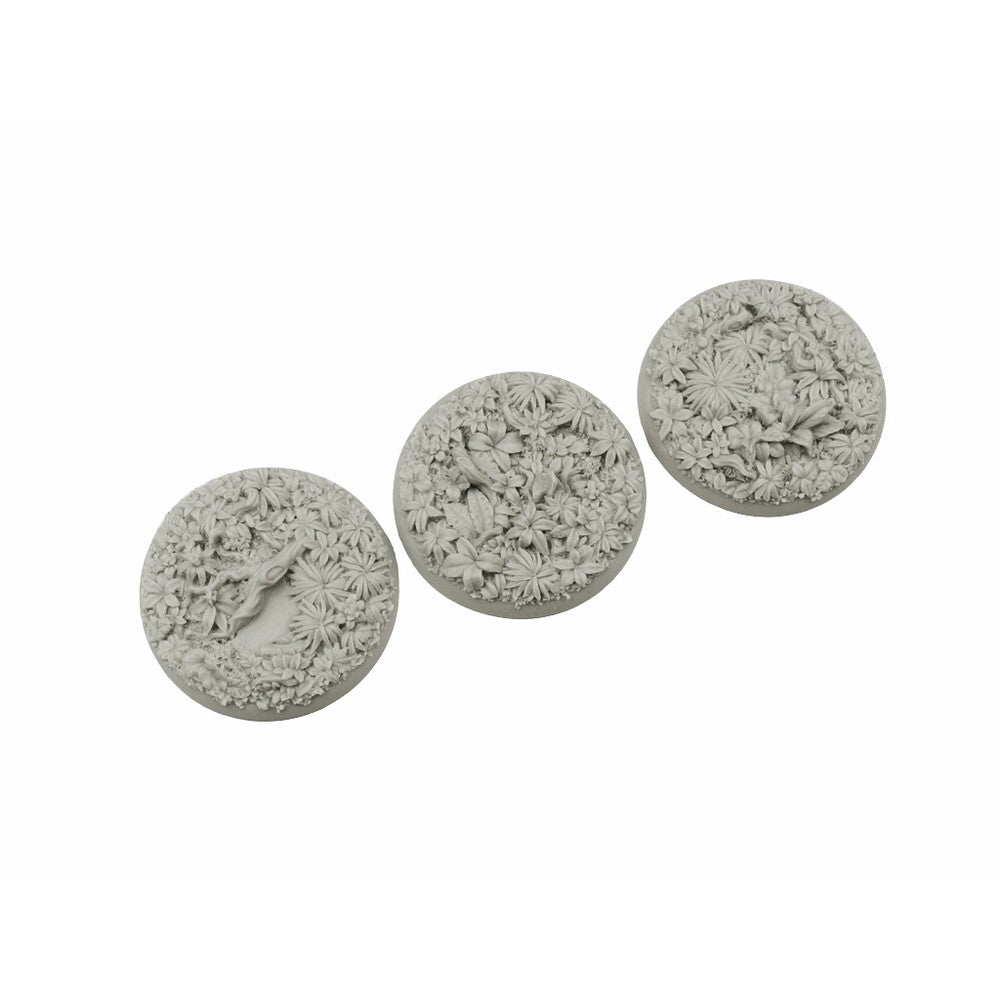 Micro Art Studio - Resin Wide Lip Round Bases - Jungle Bases Wround 50mm (1)