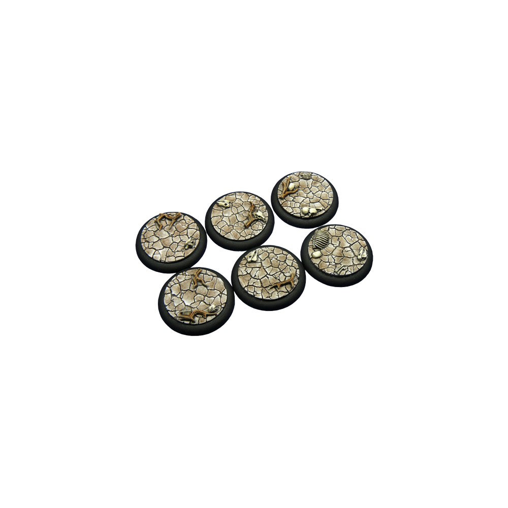 Micro Art Studio - Resin Wide Lip Round Bases - Wasteland Bases - WRound 40mm (2)