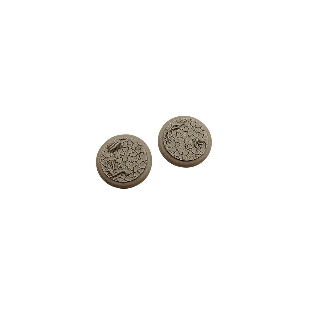 Micro Art Studio - Resin Wide Lip Round Bases - Wasteland Bases - WRound 50mm (1)