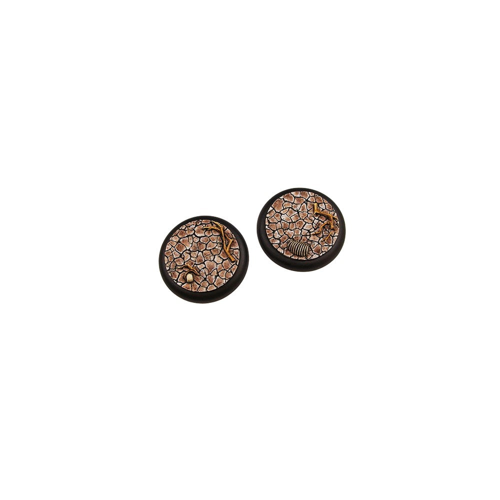 Micro Art Studio - Resin Wide Lip Round Bases - Wasteland Bases - WRound 50mm (1)