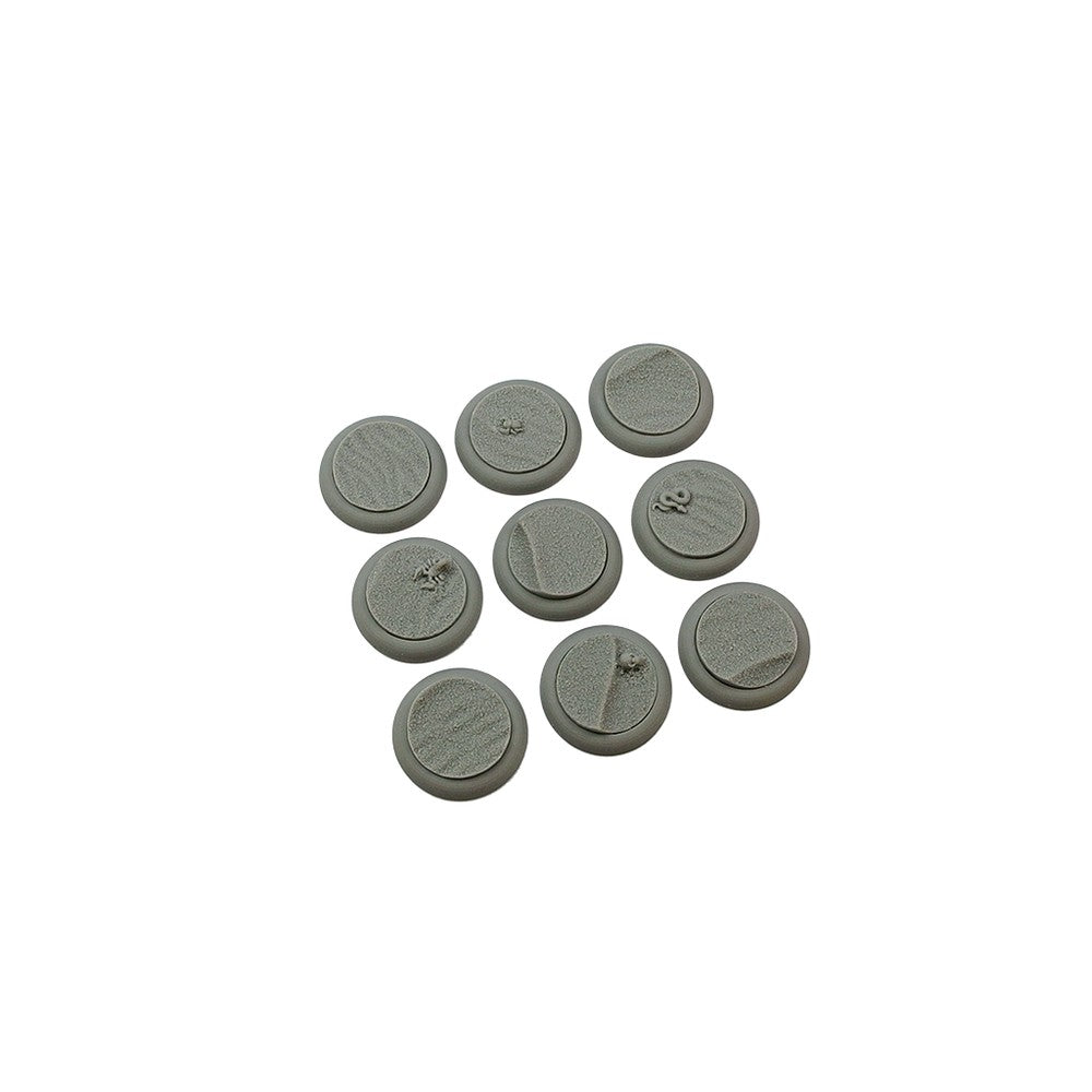 Micro Art Studio - Resin Wide Lip Round Bases - Desert Bases - WRound 30mm (5)