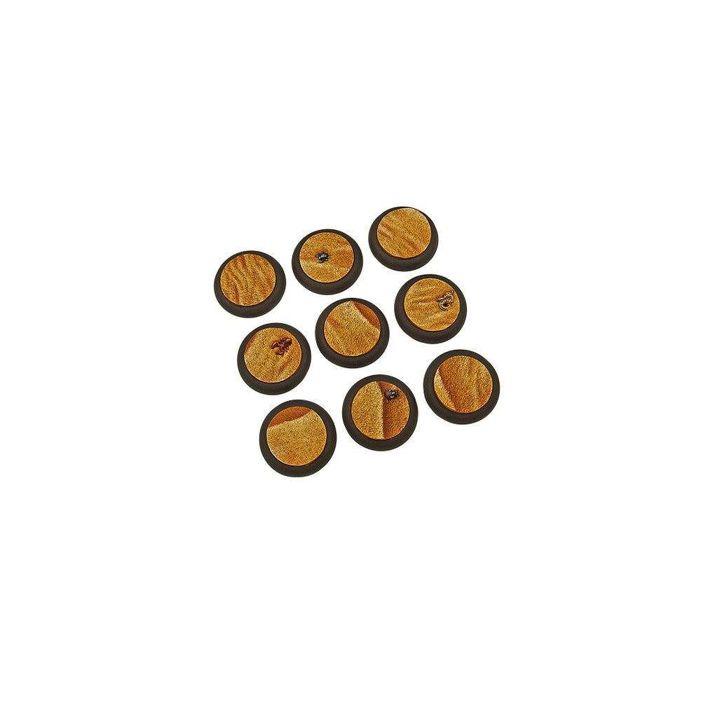 Micro Art Studio - Resin Wide Lip Round Bases - Desert Bases - WRound 30mm (5)