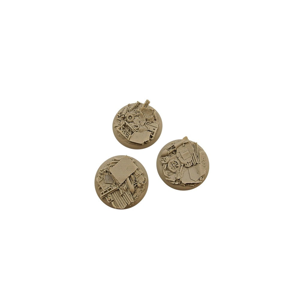 Micro Art Studio - Resin Wide Lip Round Bases - Scrapyard Bases - WRound 50mm (1)