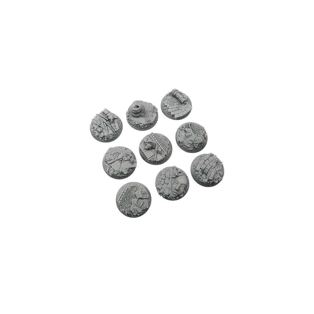 Micro Art Studio - Resin Wide Lip Round Bases - Halodyne Bases - WRound 30mm (5)