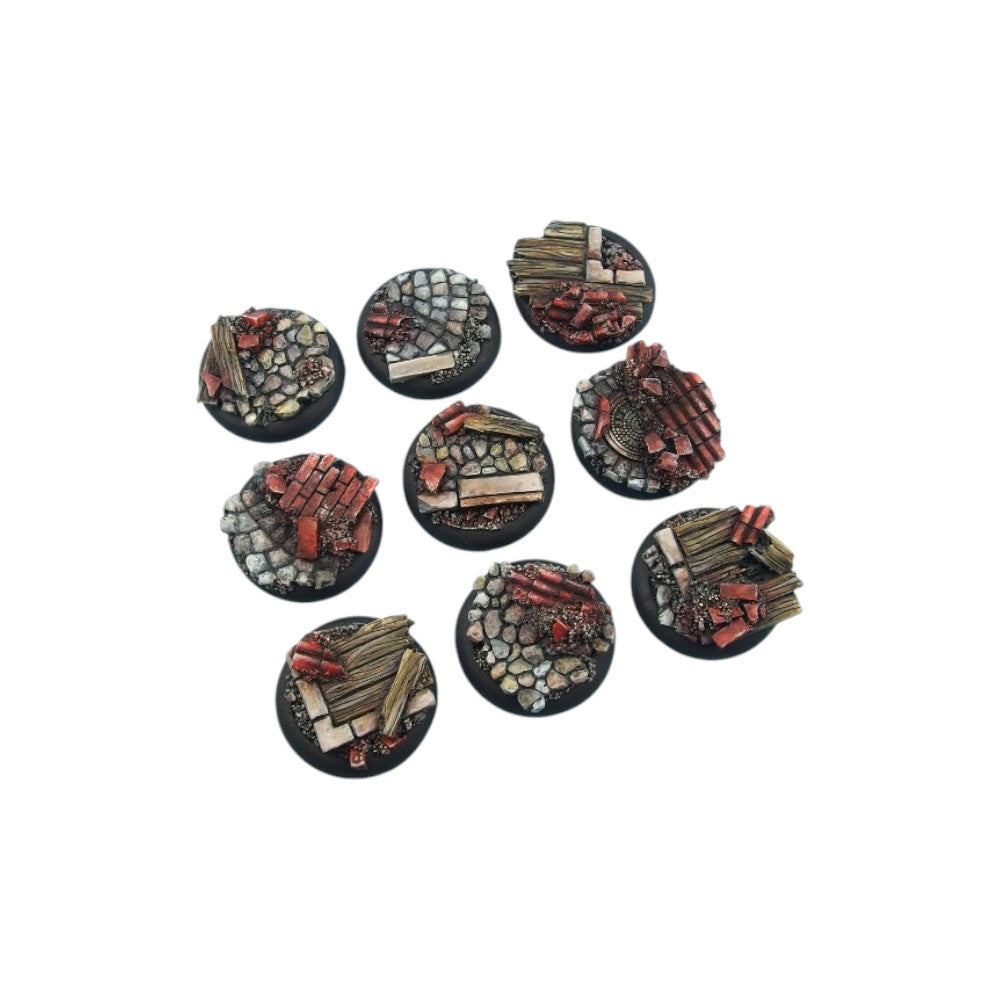 Micro Art Studio - Resin Wide Lip Round Bases - Triad Bases - 30mm WRound (5)