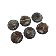 Micro Art Studio - Resin Wide Lip Round Bases - Triad Bases - 40mm WRound (2)