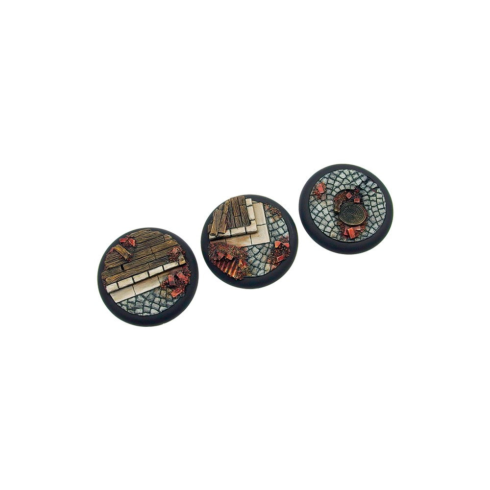 Micro Art Studio - Resin Wide Lip Round Bases - Triad Bases - 50mm WRound (1)