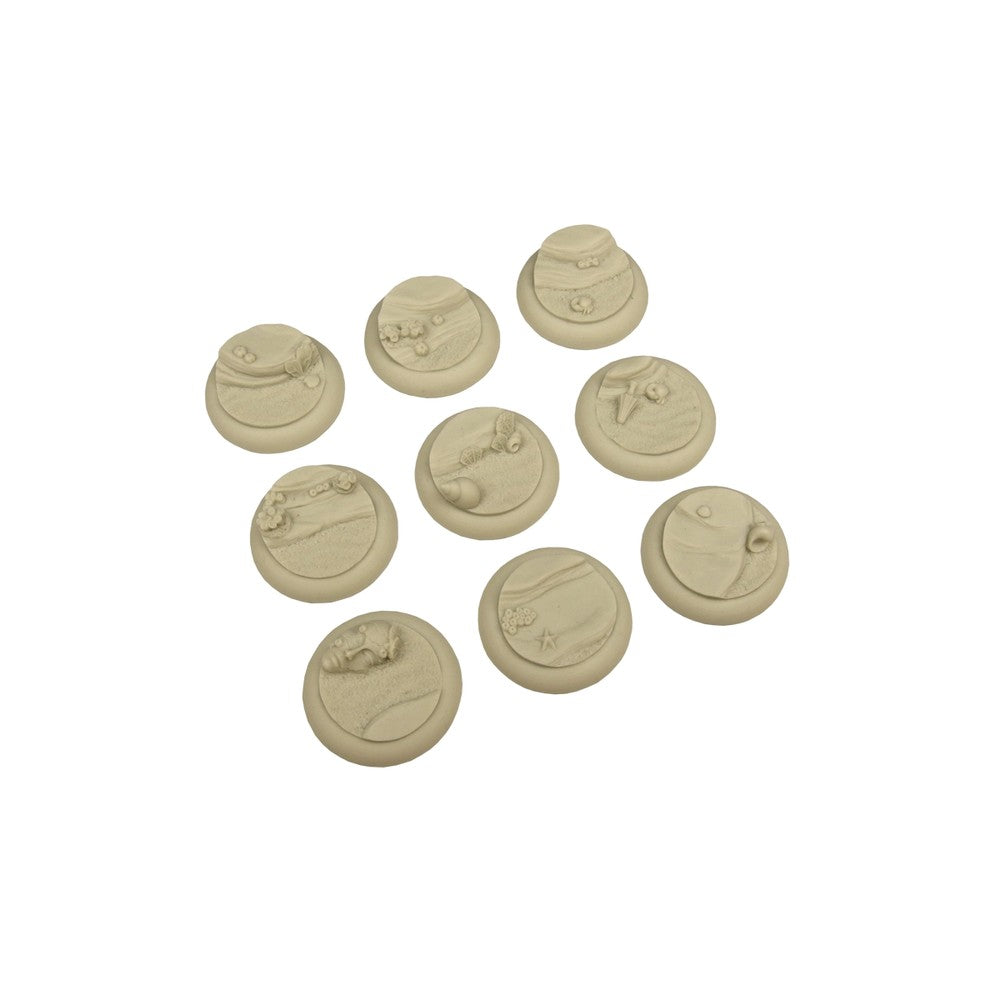 Micro Art Studio - Resin Wide Lip Round Bases - Deep Water Bases - WRound 30mm (5)