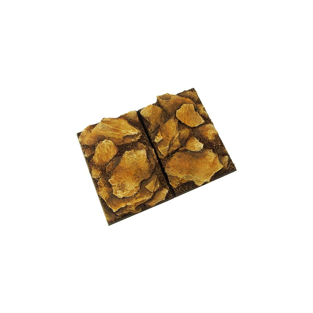 Micro Art Studio - Resin Square/Rectangular Bases - Shale Bases 50x75mm (1)