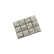 Micro Art Studio - Resin Square/Rectangular Bases - Forest Bases 20x20mm (10)