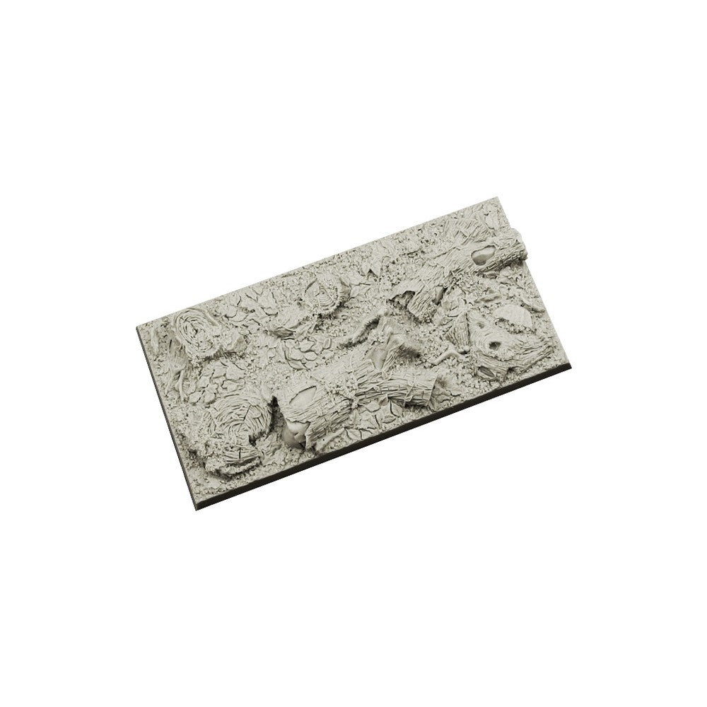 Micro Art Studio - Resin Square/Rectangular Bases - Forest Bases 50x100mm (1)