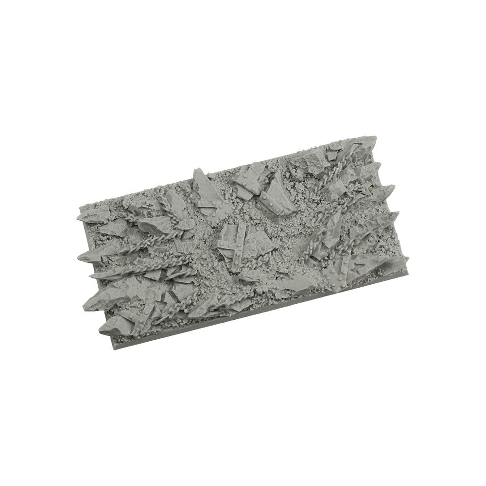 Micro Art Studio - Resin Square/Rectangular Bases - Chaos Bases 50x100mm (1)