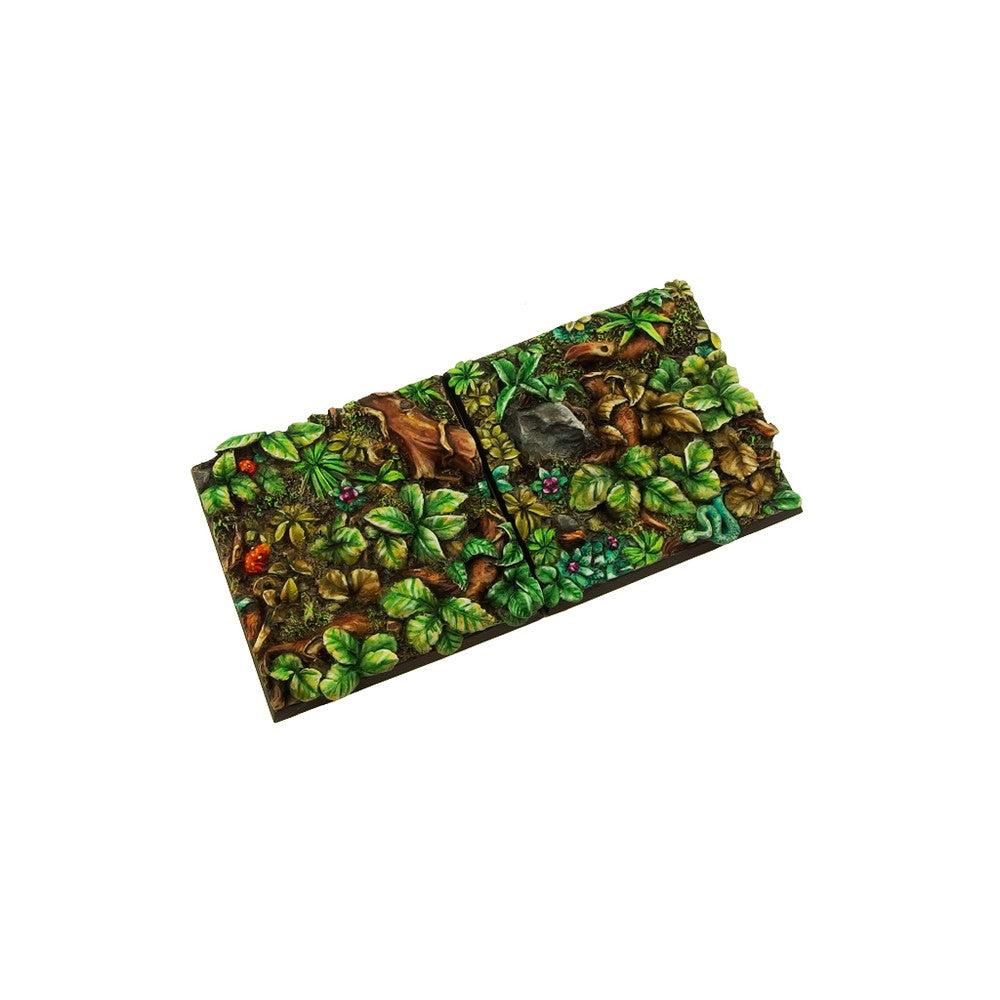 Micro Art Studio - Resin Square/Rectangular Bases - Jungle Bases 50x50mm (2)