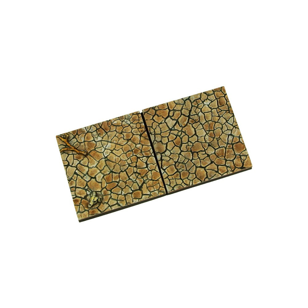 Micro Art Studio - Resin Square/Rectangular Bases - Wasteland Bases 50x50mm (2)