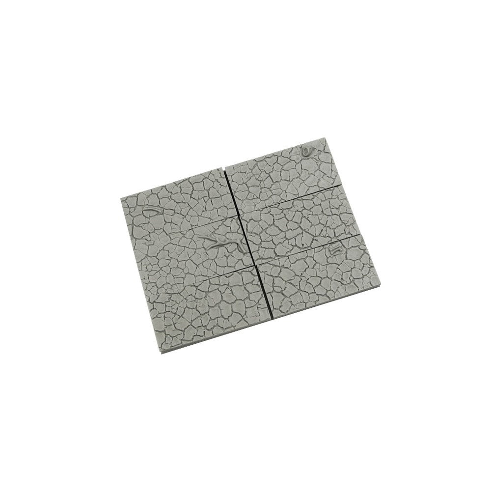 Micro Art Studio - Resin Square/Rectangular Bases - Wasteland Bases 25x50mm (5)
