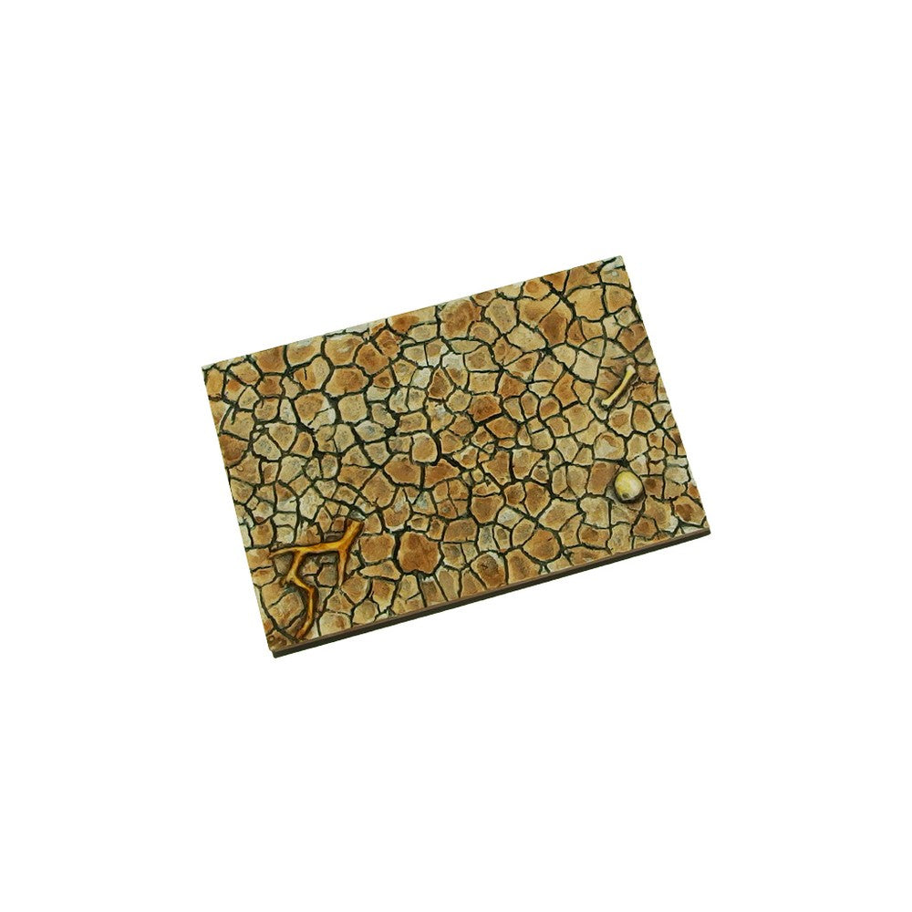 Micro Art Studio - Resin Square/Rectangular Bases - Wasteland Bases 50x75mm (1)