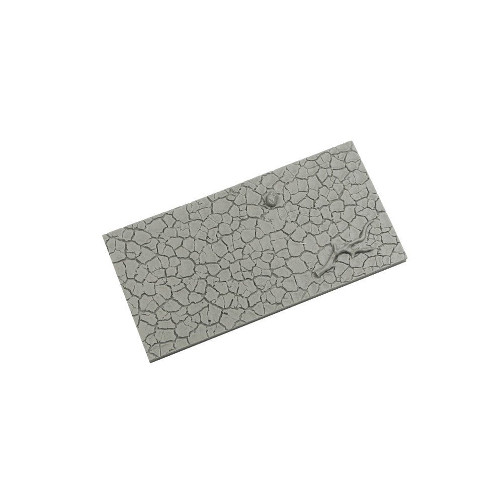 Micro Art Studio - Resin Square/Rectangular Bases - Wasteland Bases 50x100mm (1)