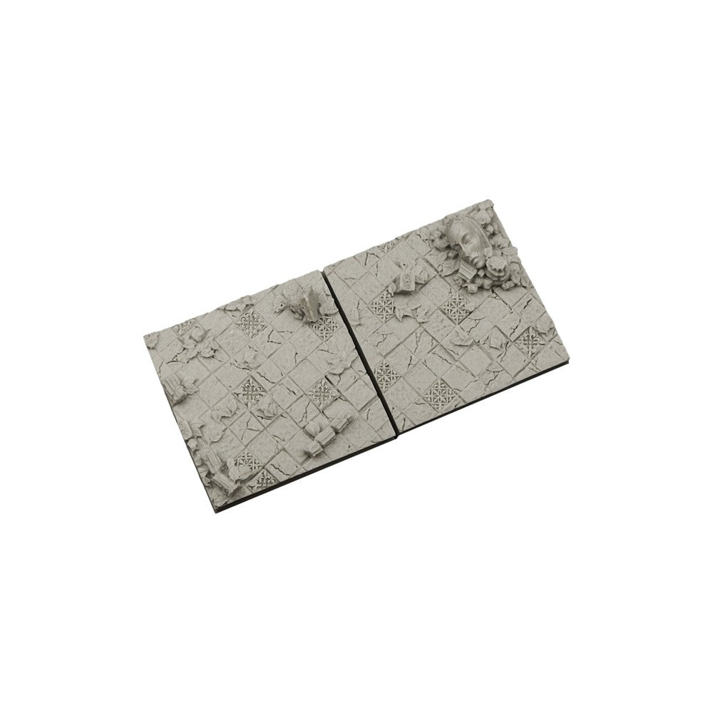 Micro Art Studio - Resin Square/Rectangular Bases - Ancient Bases 50x50mm (2)