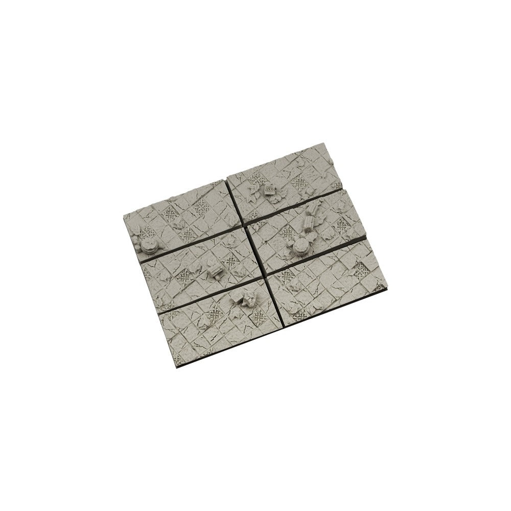 Micro Art Studio - Resin Square/Rectangular Bases - Ancient Bases 25x50mm (5)