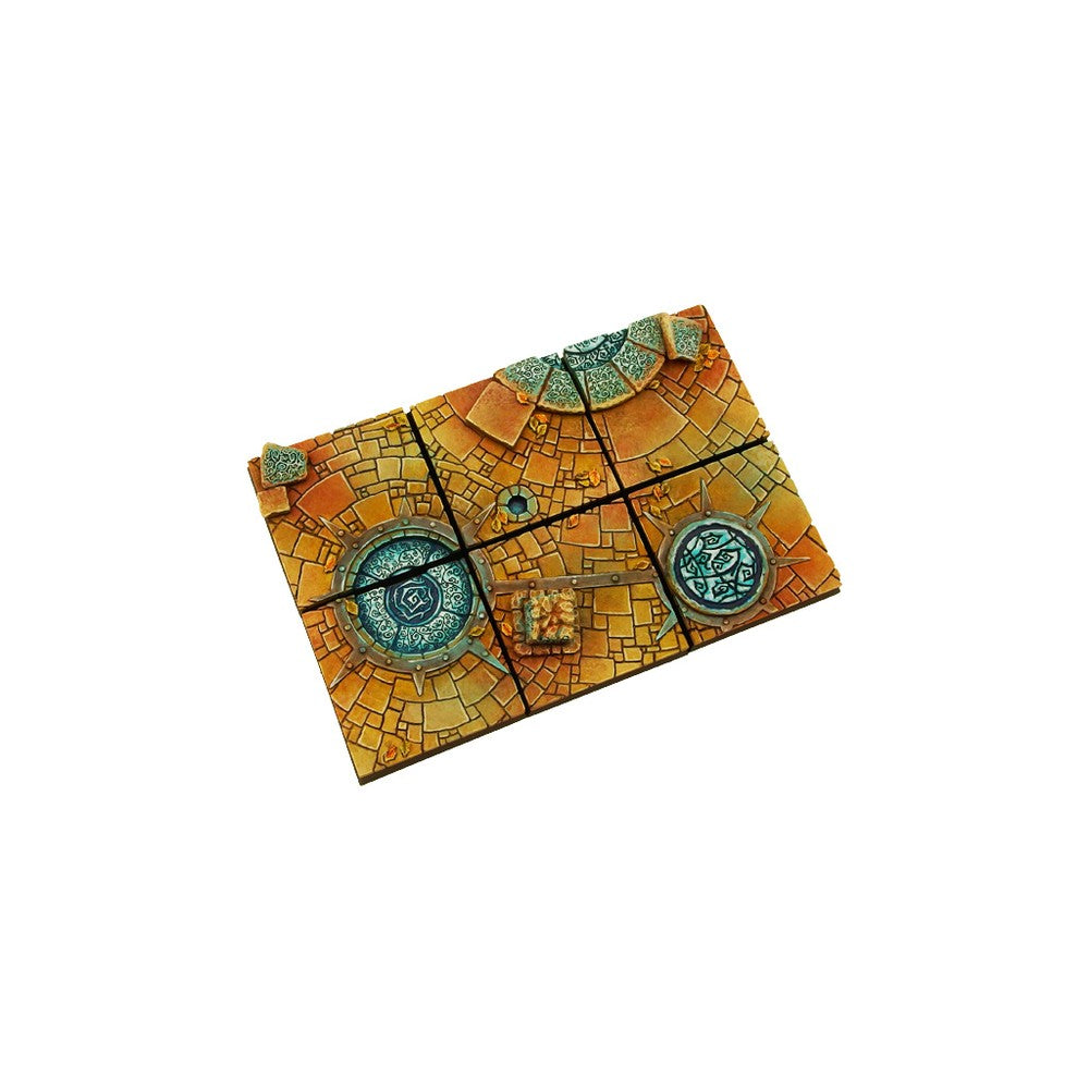 Micro Art Studio - Resin Square/Rectangular Bases - Arcane Bases 40x40mm (4)