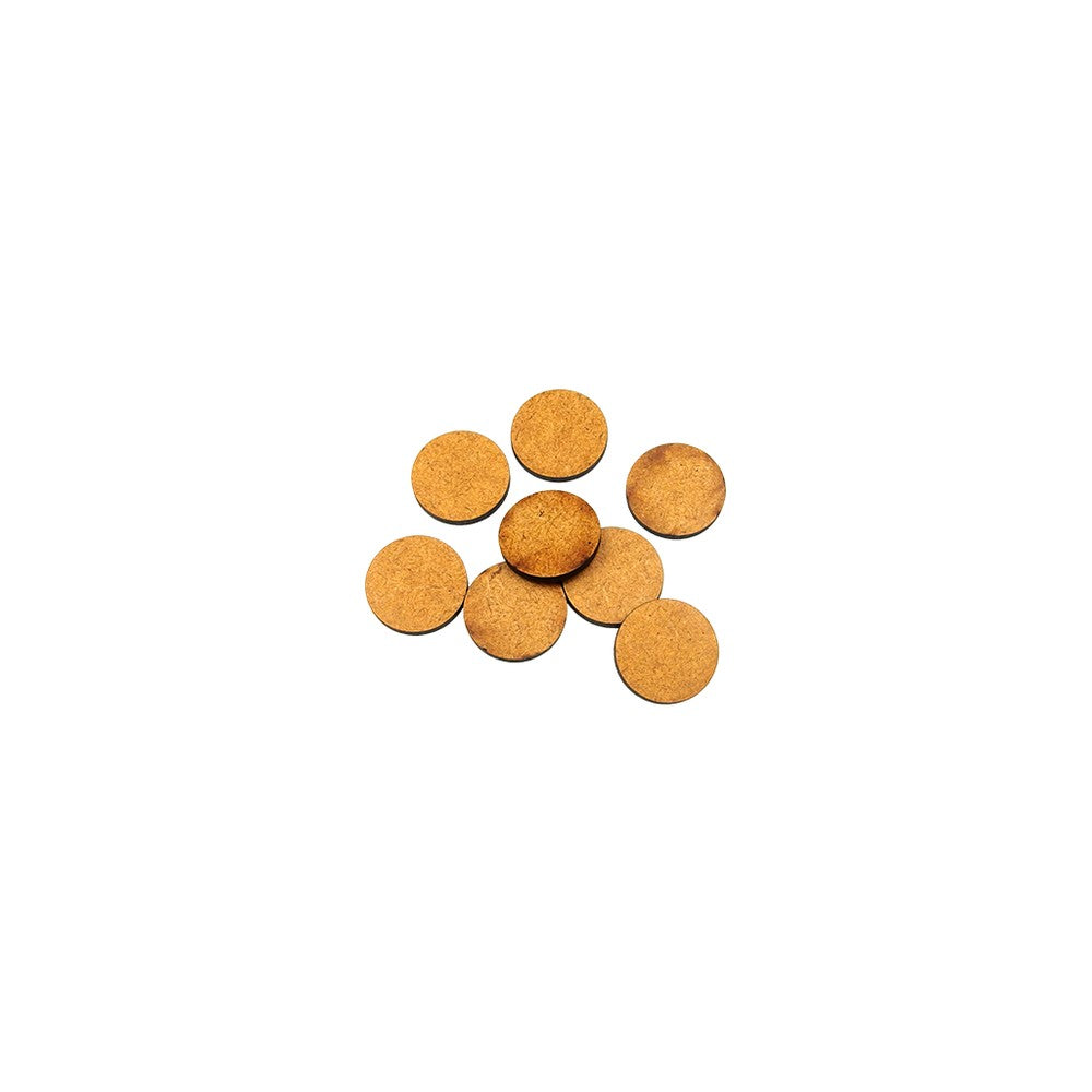 Micro Art Studio - HDF/MDF Lasercut Bases - HDF 3mm Bases Round 25mm (20)