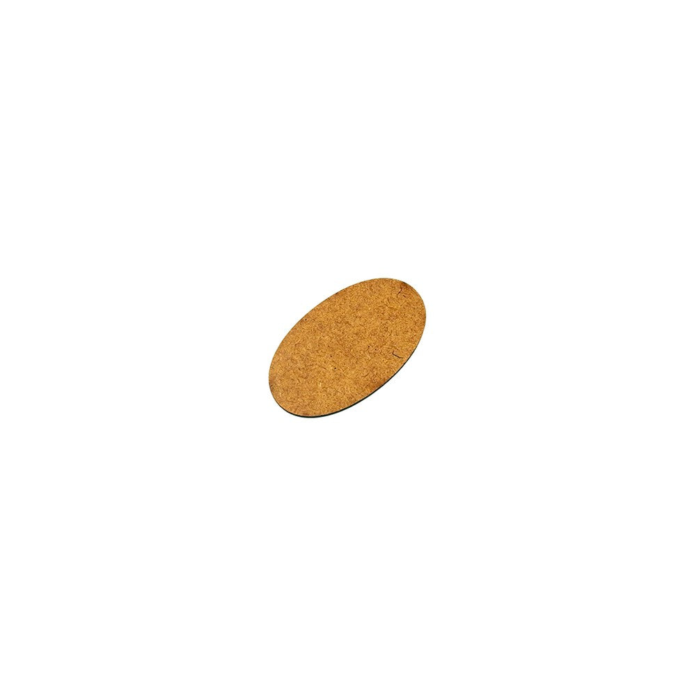Micro Art Studio - HDF/MDF Lasercut Bases - HDF 3mm Bases Oval 60x35mm (6)