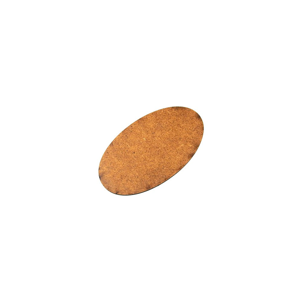 Micro Art Studio - HDF/MDF Lasercut Bases - HDF 3mm Bases Oval 90x52mm (6)
