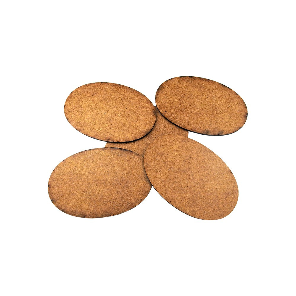 Micro Art Studio - HDF/MDF Lasercut Bases - HDF 3mm Bases Oval 105x70mm (4)