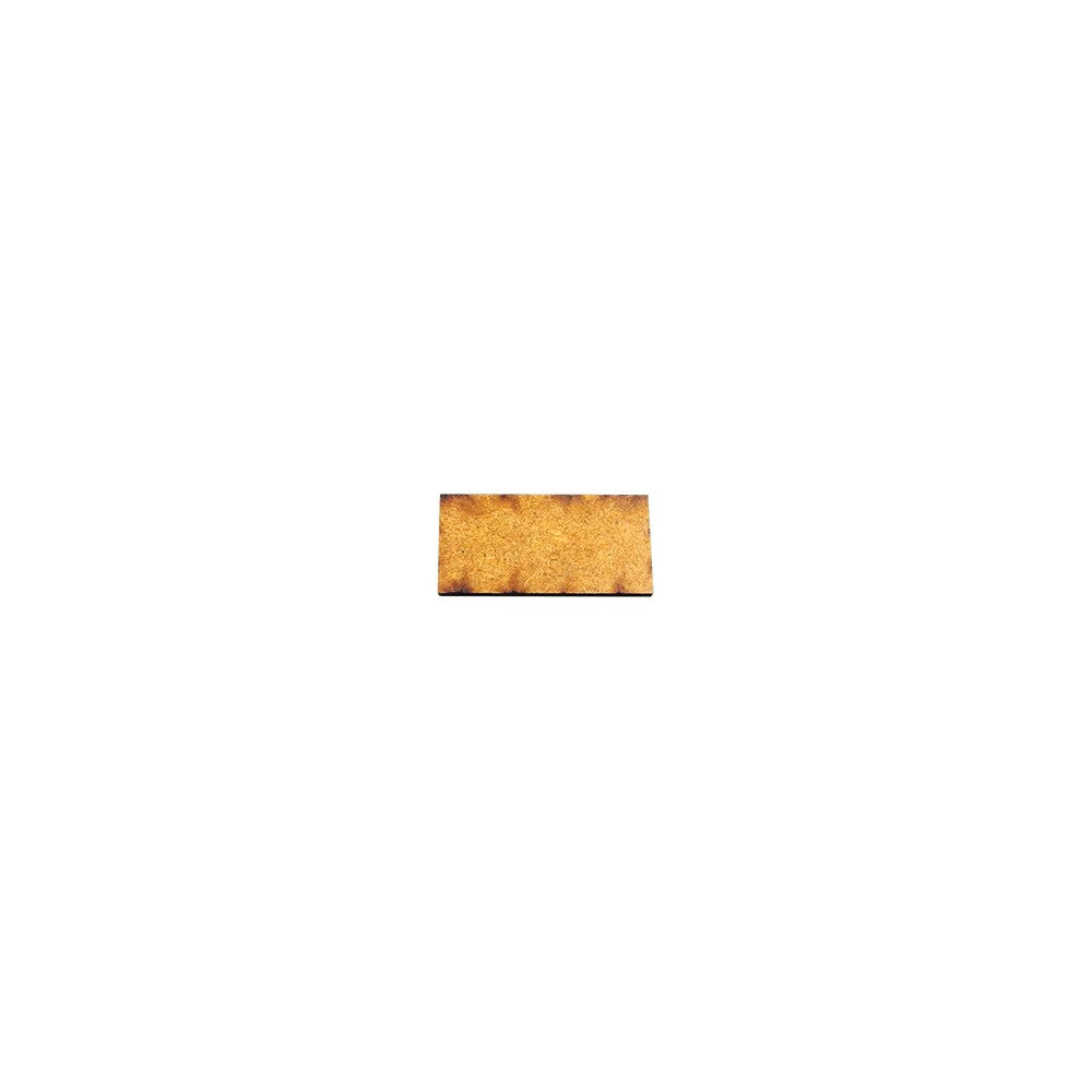 Micro Art Studio - HDF/MDF Lasercut Bases - HDF 3mm Bases 25x50mm (10)