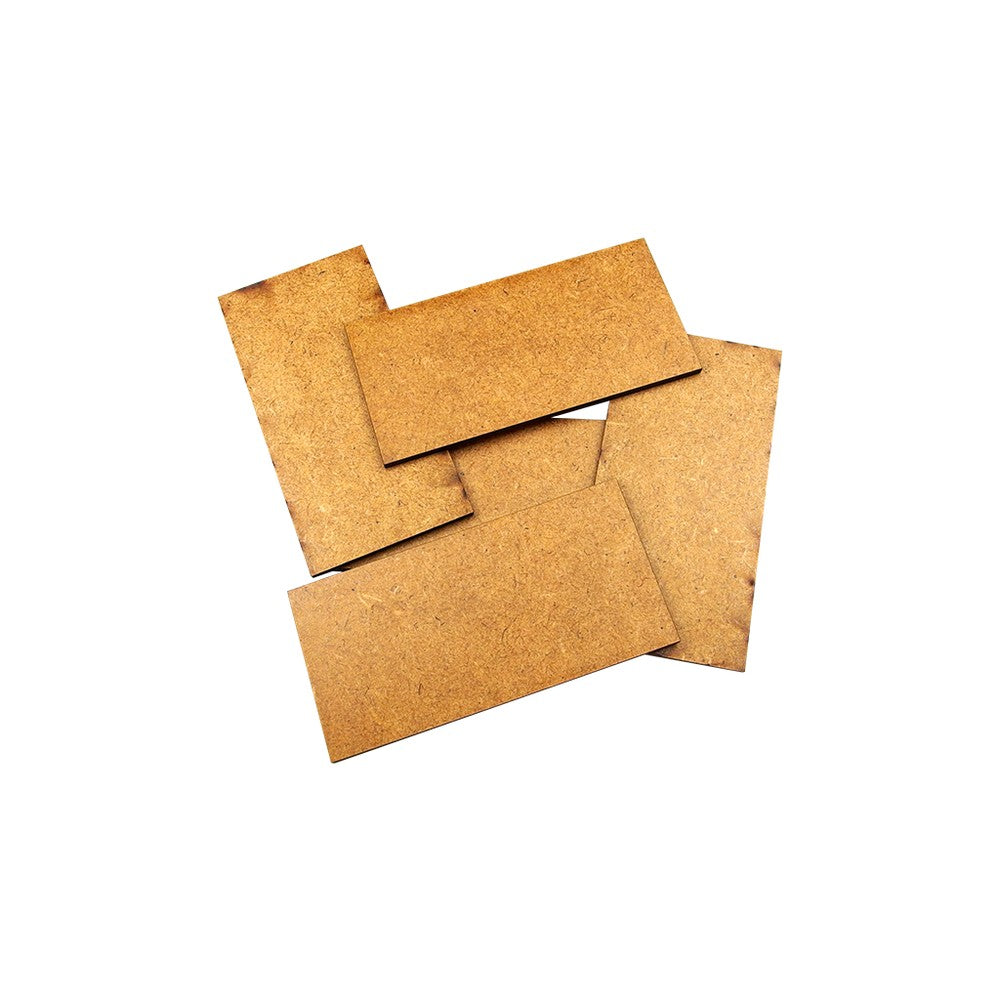 Micro Art Studio - HDF/MDF Lasercut Bases - HDF 3mm Bases 100x50mm (4)