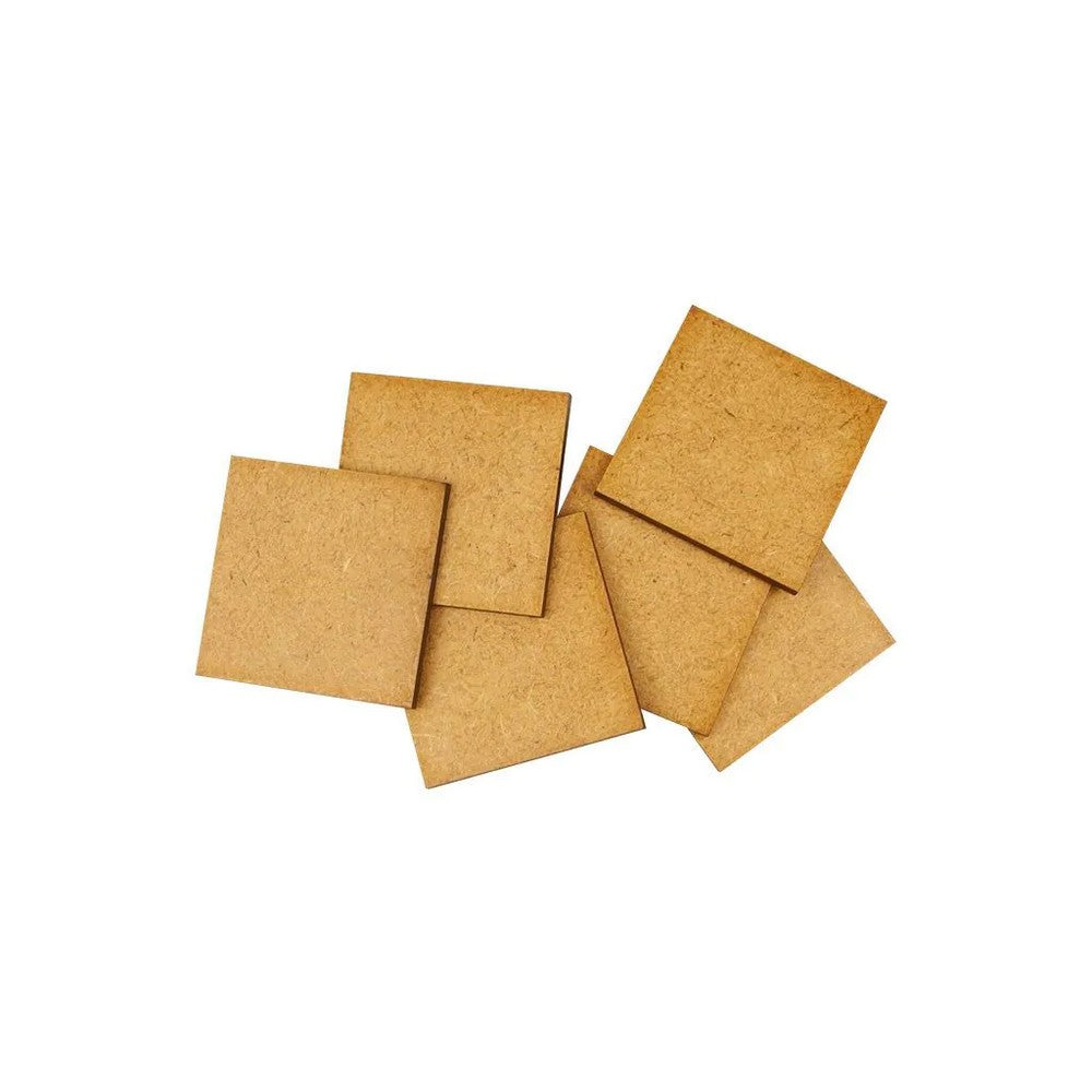 Micro Art Studio - HDF/MDF Lasercut Bases - HDF 3mm Bases 50x50mm (8)