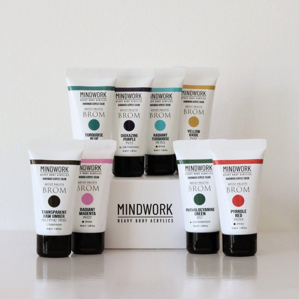 Mindwork Heavy Body Acrylics - Primary Set (5 colors)