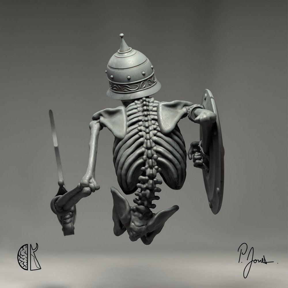 Signature Series Figures - Patrick J. Jones: Skeleton Bust