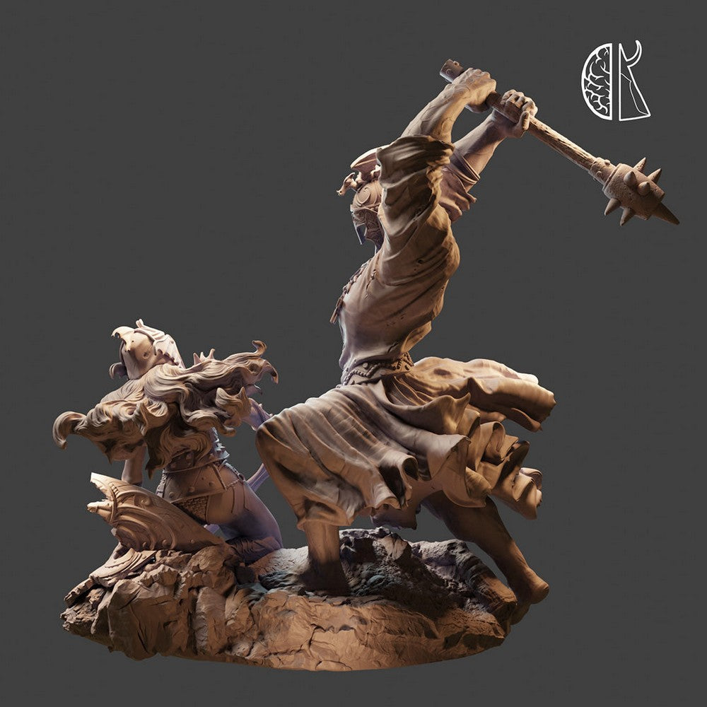 Signature Series Figures - Frank Frazetta: Eowyn Vs The Nazgul Lord