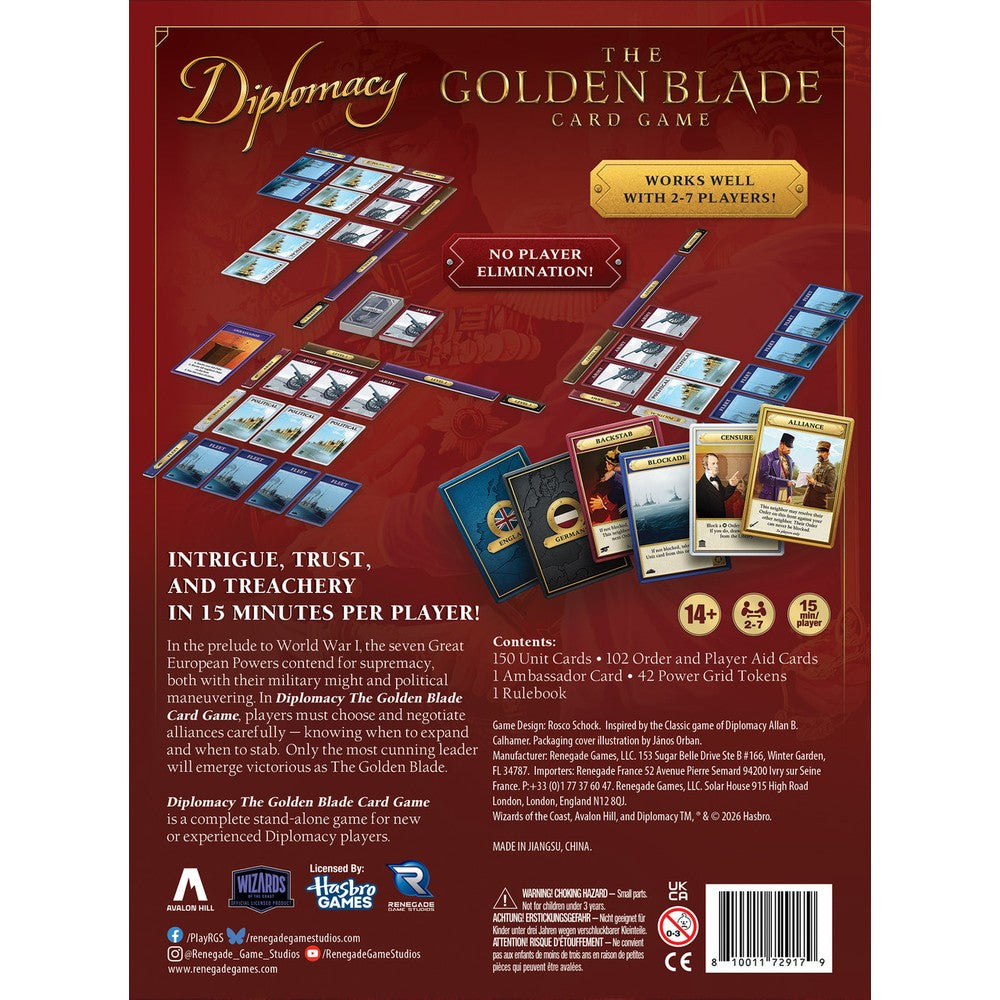 Diplomacy - The Golden Blade Card Game