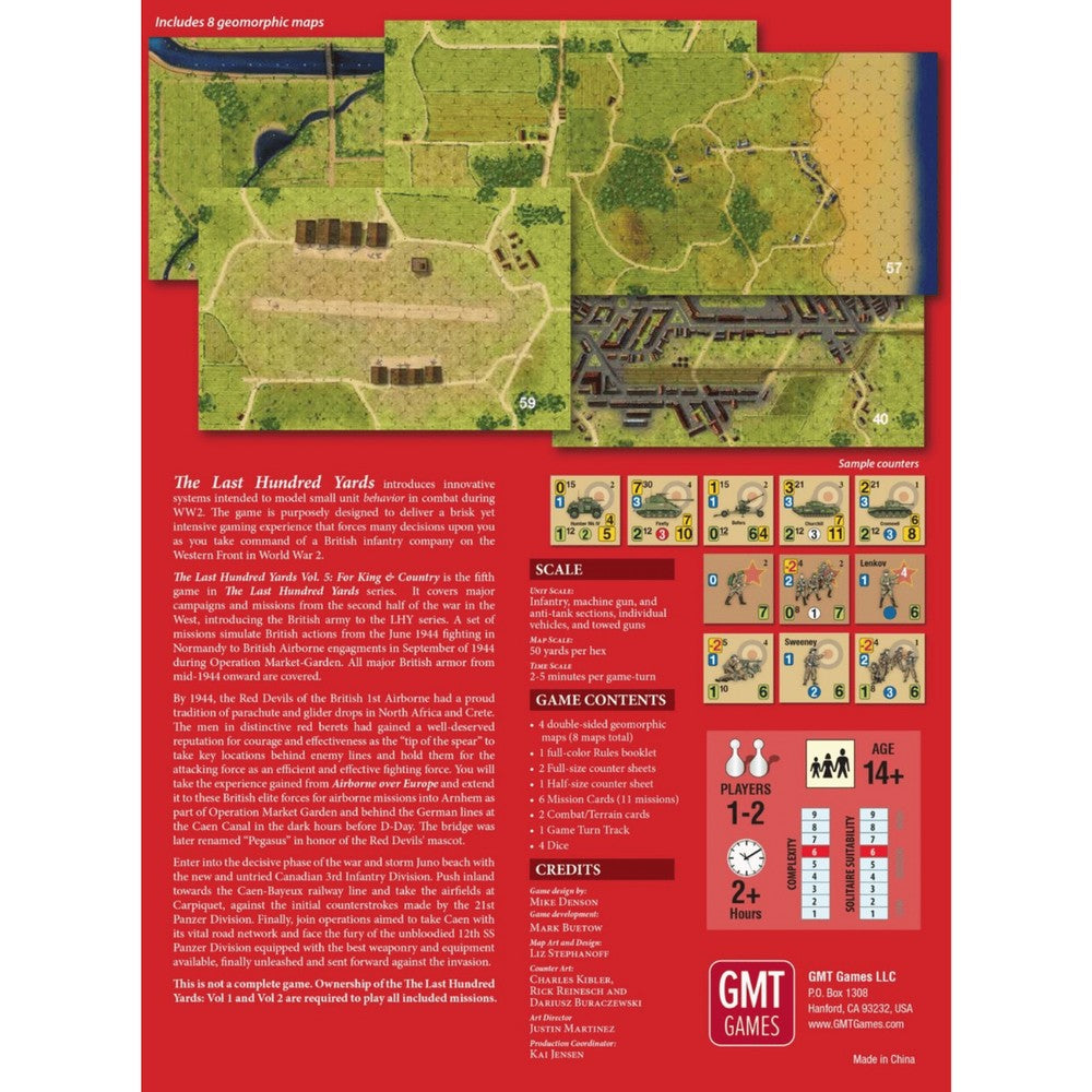 GMT Games - For King & Country Exp for Last 100 Yards