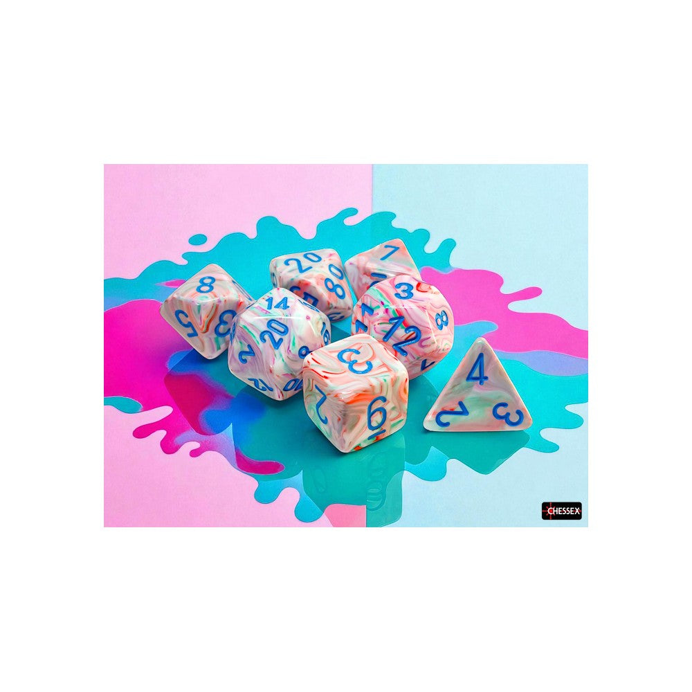 CHX 22544 Festive Mega-hedral Pop Art/blue 7-Die Set