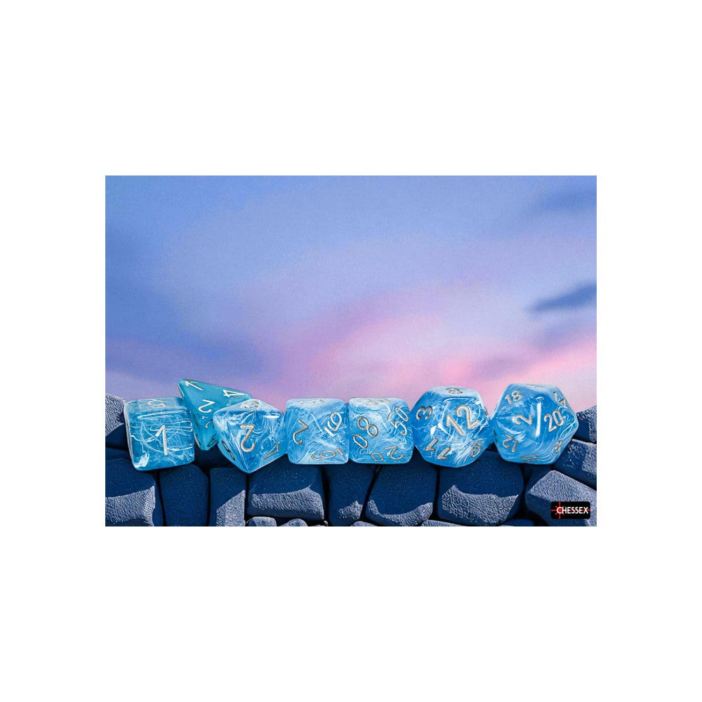 CHX 22566 Luminary Mega-hedral Sky/silver Luminary 7-Die Set