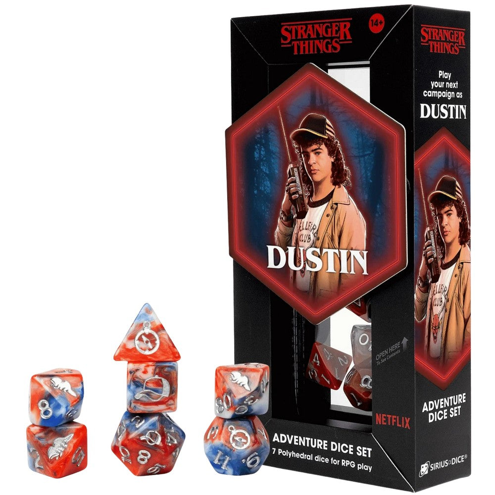Sirius Dice - Stranger Things Adventure Dice - Dustin
