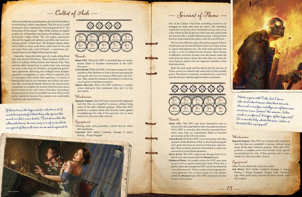 Arkham Horror RPG: Bestiary – The Thompson Files