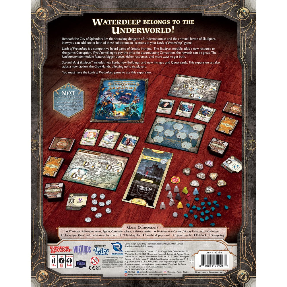 Lords of Waterdeep - Scoundrels of Skullport Expansion