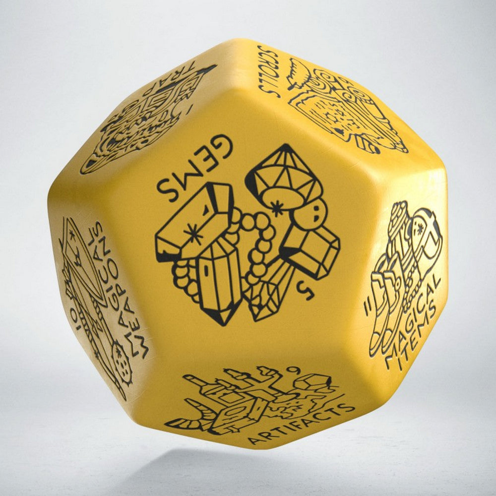 Q Workshop - Treasure Generator Die: Yellow&Black