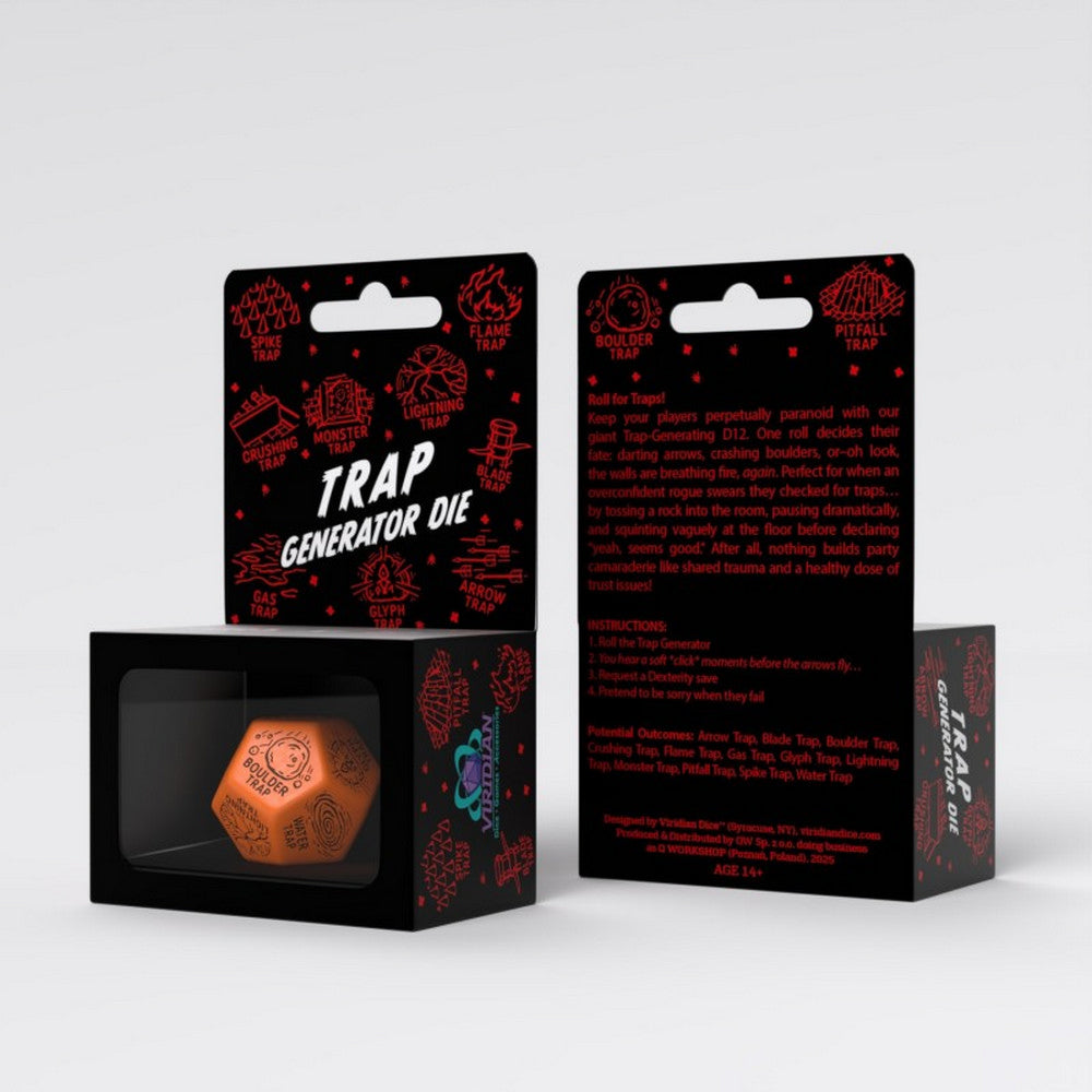 Q Workshop - Trap Generator Die: Orange&Black